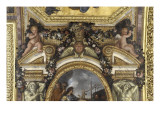 Ceiling of the Hall of Mirrors: Restoring Navigation Giclee Print by Charles Le Brun