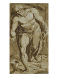 Christ triomphant reproduction procédé giclée par Luca Cambiaso