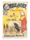 Cirque d'hiver : ouverture Reproduction procédé giclée