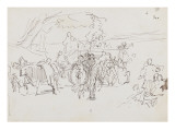 Char champêtre Lámina giclée por Thomas Couture Char champêtre Lámina giclée por Thomas Couture