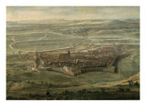 Prise de la ville de Dôle en Franche-Comté par Louis XIV, le 6 juin 1674 Giclée-tryk af Jean Paul Prise de la ville de Dôle en Franche-Comté par Louis XIV, le 6 juin 1674 Giclée-tryk af Jean Paul