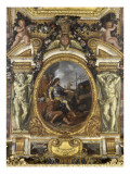 Ceiling of the Hall of Mirrors: Restoring Navigation Reproduction procédé giclée par Charles Le Brun