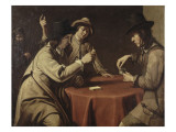 Les tricheurs (anciennement les joueurs de cartes) Giclee Print by Mathieu Le Nain