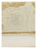 Church in Athens, a Fresco of a Dome: Christ Blessing Giclee Print