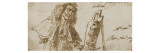 Caricature : gentilhomme regardant une toile Lámina giclée por Pier Francesco Mola Caricature : gentilhomme regardant une toile Lámina giclée por Pier Francesco Mola