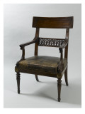 Chaise reproduction procédé giclée par Georges Jacob
