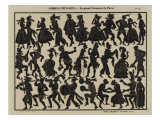Ombres chinoises : Le grand carnaval de Paris Lámina giclée Ombres chinoises : Le grand carnaval de Paris Lámina giclée