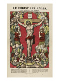 Le Christ aux anges reproduction procédé giclée