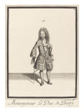 Charles de France, duc de Berry (1686-1714), fils du Grand-Dauphin Reproduction procédé giclée par Antoine Trouvain