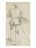Portrait-charge du peintre Jombert reproduction procédé giclée par Francois Andre Vincent