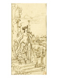 Cléopâtre reproduction procédé giclée par Gustave Moreau