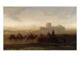 La Caravane Giclee Print by Alexandre Gabriel Decamps