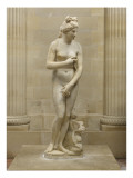 Capitoline Aphrodite Type with Eros Riding a Dolphin Giclee Print by Praxitèle .