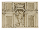 Le Christ portant la Croix dans un encadrement architecturé Giclee Print by Paolo Farinati
