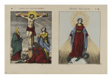 Christ aux saintes Femmes, Médaille miraculeuse reproduction procédé giclée