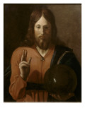 Bénédiction du Christ Reproduction procédé giclée par Georges de La Tour