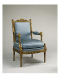 Chaise reproduction procédé giclée par Georges Jacob