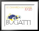 Bugatti: Le Champion Du Monde Limited Edition Framed Print by Ernst Deutsch-dryden