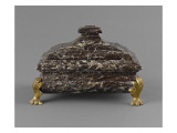 Inkwell Shaped Tomb on Four Clawed Feet and Hardwood Giclee Print