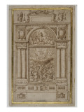 Le Jugement Dernier reproduction procédé giclée par Giorgio Vasari