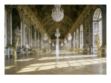 Interior View of Large Apartments: Hall of Mirrors Giclee Print