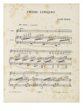 Proses lyriques : 