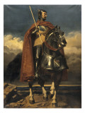Louis de Champagne, comte de Sancerre, maréchal de France en 1368, connétable en 1397 (-1402) Reproduction procédé giclée par Jules Claude Ziegler