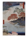 Dans l'enceinte sacrée de sanctuaire d'Akiba Reproduction procédé giclée par Ando Hiroshige