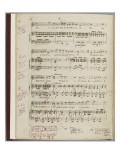 Les Troyens, opéra en cinq actes : Partition de piano et chant : page 72 Lámina giclée por Hector Berlioz