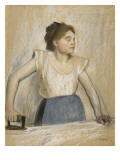 La repasseuse Lámina giclée por Edgar Degas