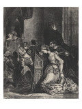 Marguerite à l'église ; 3ème état Giclee Print by Eugene Delacroix
