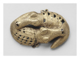 Bijou d'applique zoomorphe représentant deux crocodiles Lámina giclée Bijou d'applique zoomorphe représentant deux crocodiles Lámina giclée