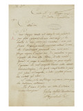 Lettre aux Corses à propos de son innocence Giclee Print