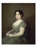 Lorenza Correa, Formerly known as "Woman with a Fan" Giclee Print by y Lucientes Francisco José de Goya