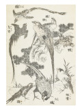 Manga, volume 3 : les lutteurs Lámina giclée por Katsushika Hokusai