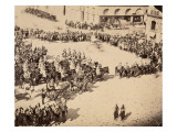 Le Boeuf Gras, Place Vendôme Lámina giclée por Hippolyte Bayard Le Boeuf Gras, Place Vendôme Lámina giclée por Hippolyte Bayard