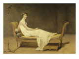 Madame Récamier (1777-1825) reproduction procédé giclée par Jacques-Louis David