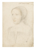 Madeleine Crussol (1490-1531), Wife of Louis Miolans Giclee Print by Jean Clouet