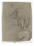 Main gauche tenant une draperie et genou gauche Lámina giclée por Bernardo Strozzi