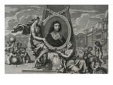 Jean-Baptiste Colbert (1619-1683), ministre reproduction procédé giclée par Robert Nanteuil