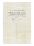 Contrat de mariage  de Esther Eskenazi et Chaïm Mlynarz: Ketoubbah Lámina giclée