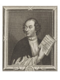Jean-Baptiste Santeul, poète, chanoine de l'abbaye de Saint-Victor (1630-1697) Lámina giclée por Nicolas Habert