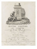 Oeuvre dernier et posthume...Deux sonates pour forte piano avec accompagnement de violon et basse Lámina giclée por Jan Ladislav Dussek