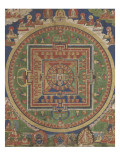 Mandala de Vairocana, sous son aspect Sarvavid Lámina giclée Mandala de Vairocana, sous son aspect Sarvavid Lámina giclée