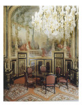 Vue intérieure. Appartements de Napoléon III : Petite Salle à manger Giclee Print