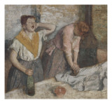 Mujeres planchando Lámina giclée por Edgar Degas