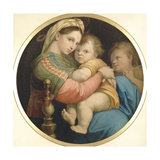 La Vierge ?a Chaise Giclée-tryk af Raffaello Sanzio La Vierge ?a Chaise Giclée-tryk af Raffaello Sanzio