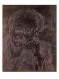 L'Homme à la pipe (portrait du Dr Paul Gachet) Reproduction procédé giclée par Vincent van Gogh