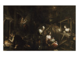 Interieur d'un ménage ou Les fileuses Impressão giclée por Jacopo Bassano Interieur d'un ménage ou Les fileuses Impressão giclée por Jacopo Bassano
