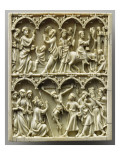 Feuillet de diptyque : scènes de la vie du Christ reproduction procédé giclée
